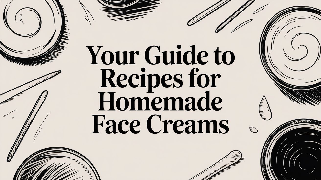 Your Guide to Recipes for Homemade Face Creams