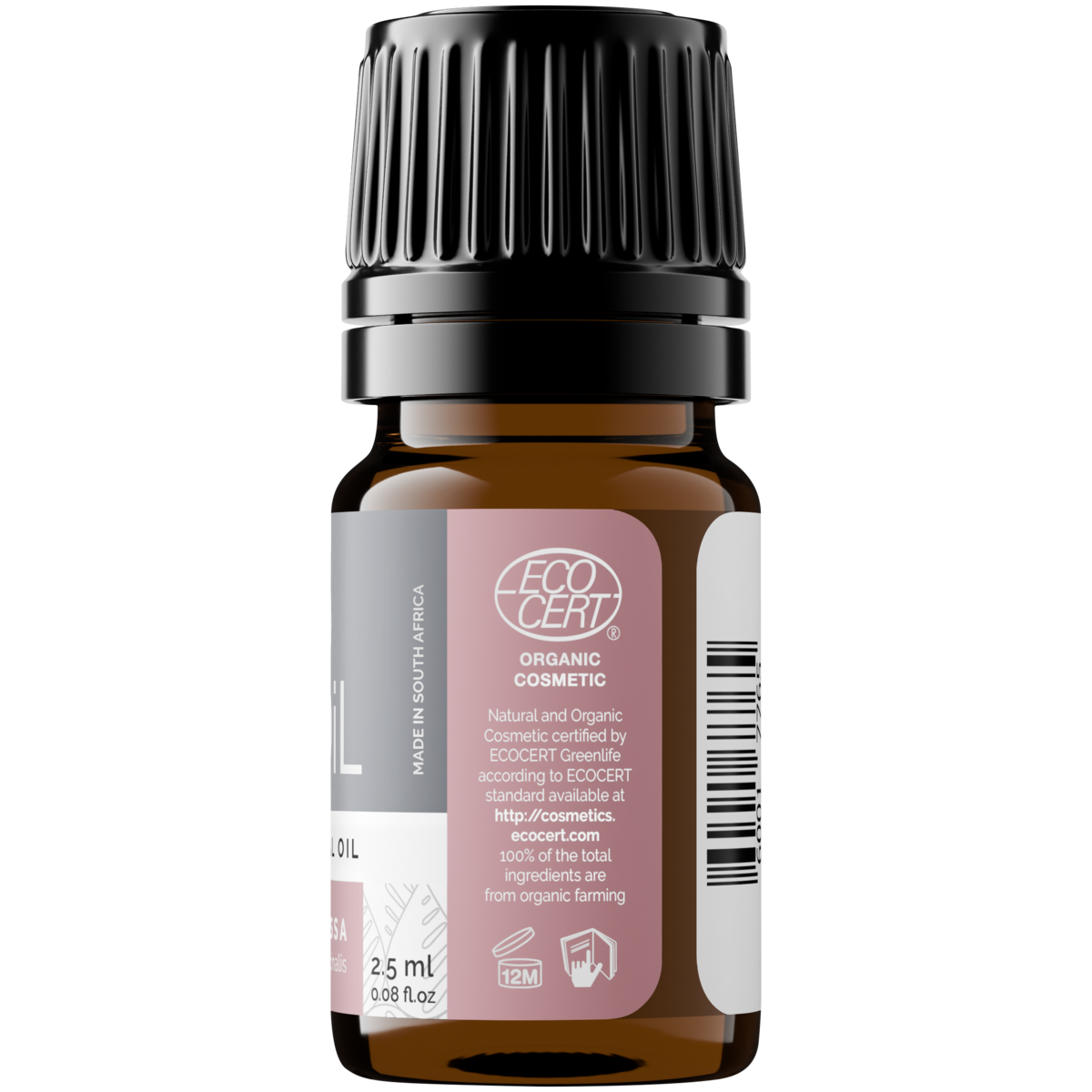 Organic Melissa Essential Oil (Melissa Officinalis) 2.5ml