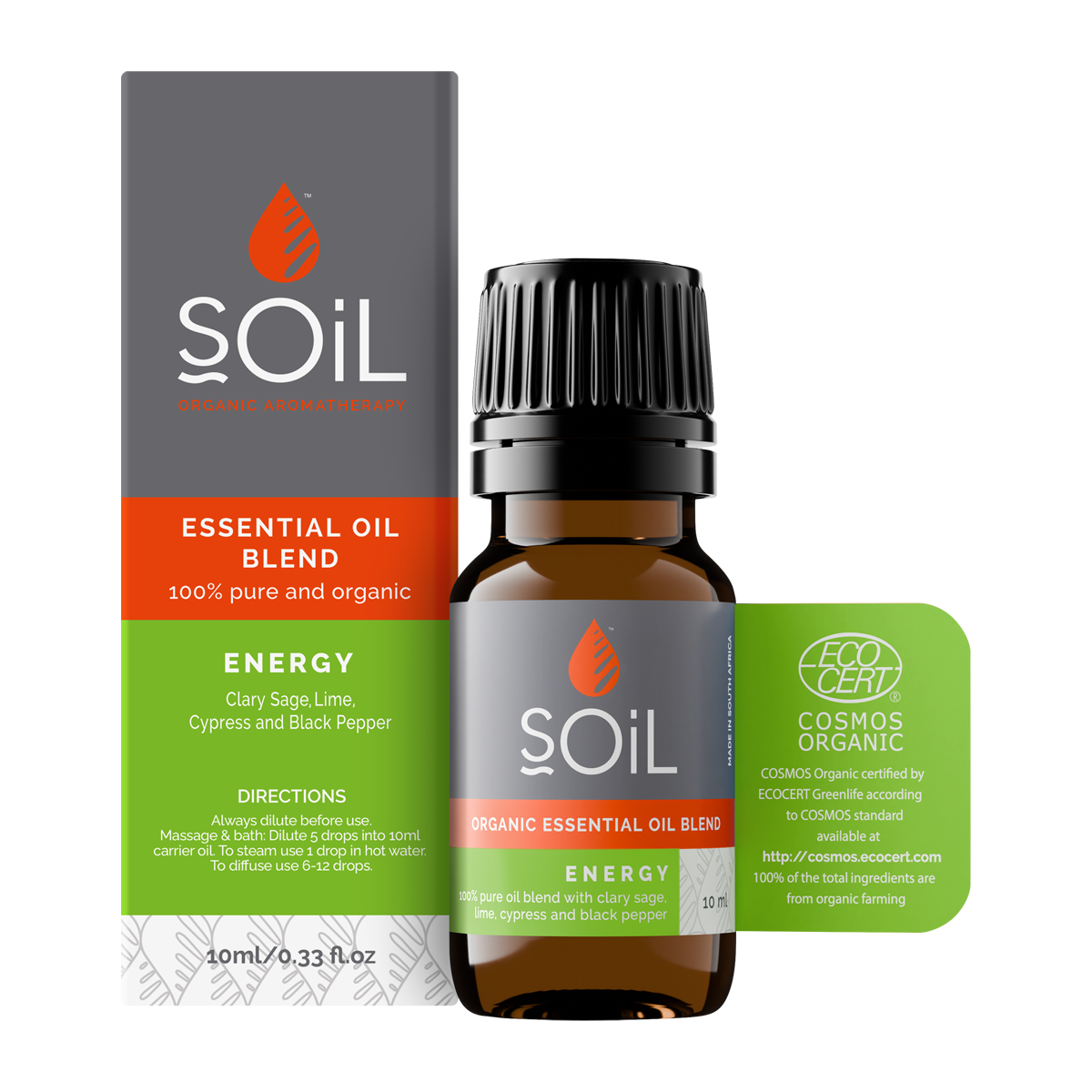 Energy - Organic Essential Oil Blend 10ml