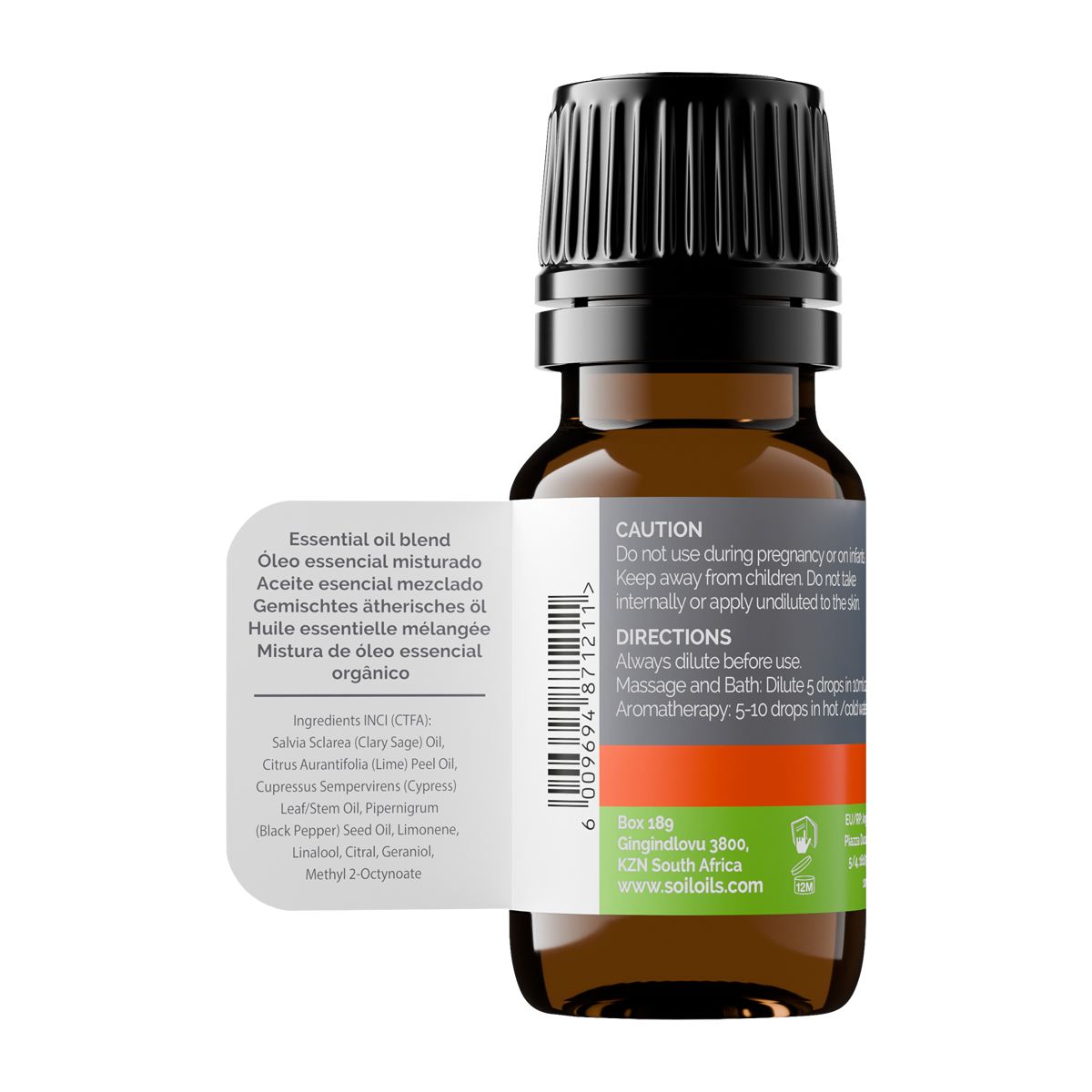Energy - Organic Essential Oil Blend 10ml