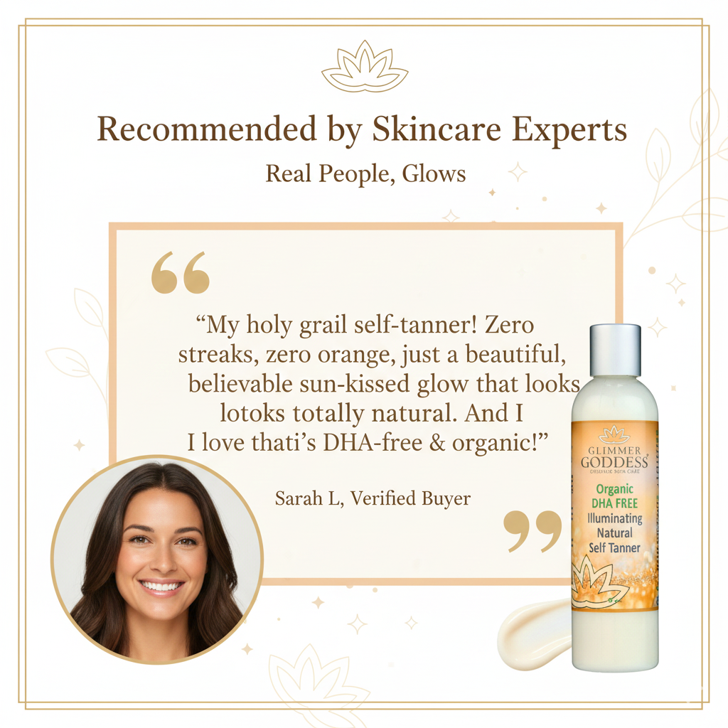 Organic DHA-Free Self Tanner – Natural Sun-Kissed Glow for Sensitive Skin