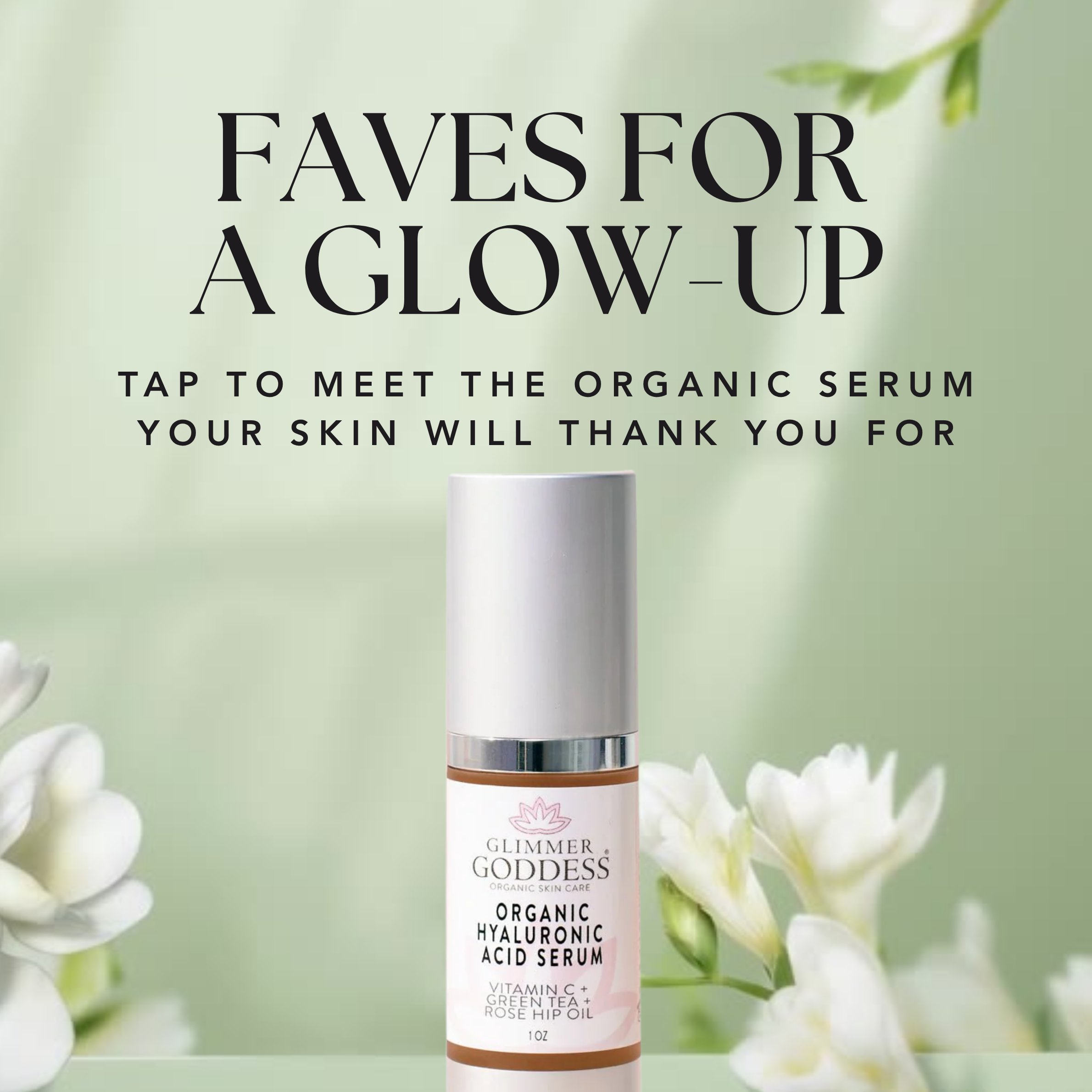 Organic Hyaluronic Acid Serum – Plumping Hydration