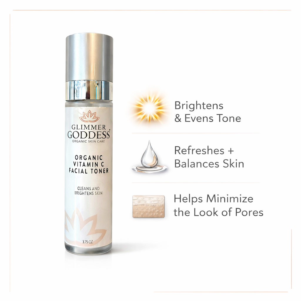 Organic Vitamin C Facial Toner – Natural Brightening Astringent