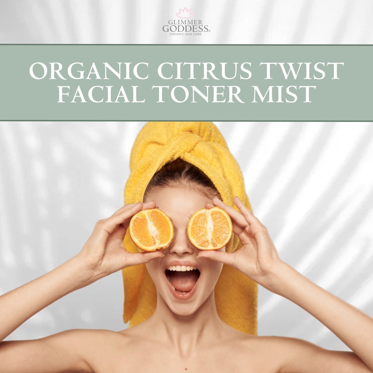 Organic Rose Water Facial Toner – Citrus Twist Toner with Witch Hazel & Aloe for Pore Tightening