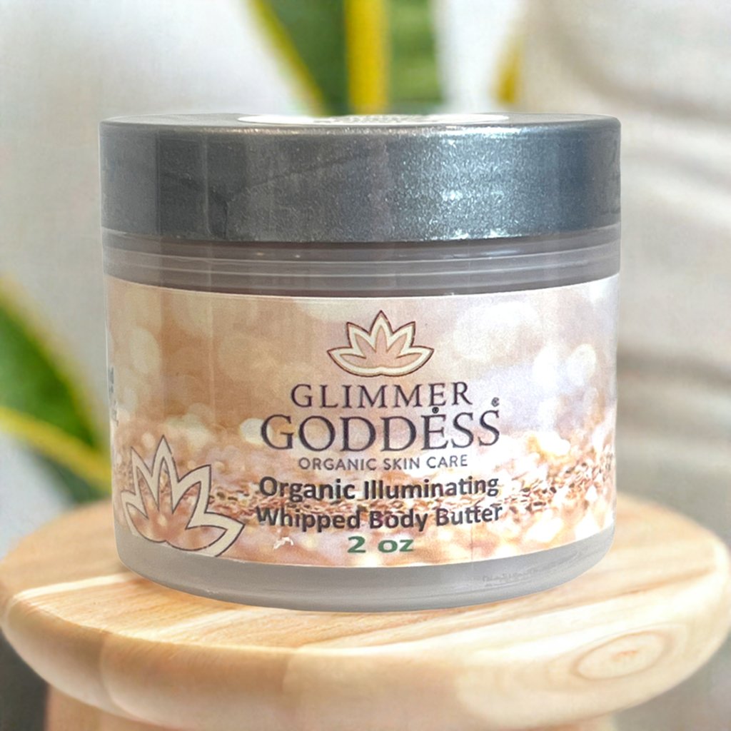 Organic Shimmering Body Butter 2 oz – Travel Size